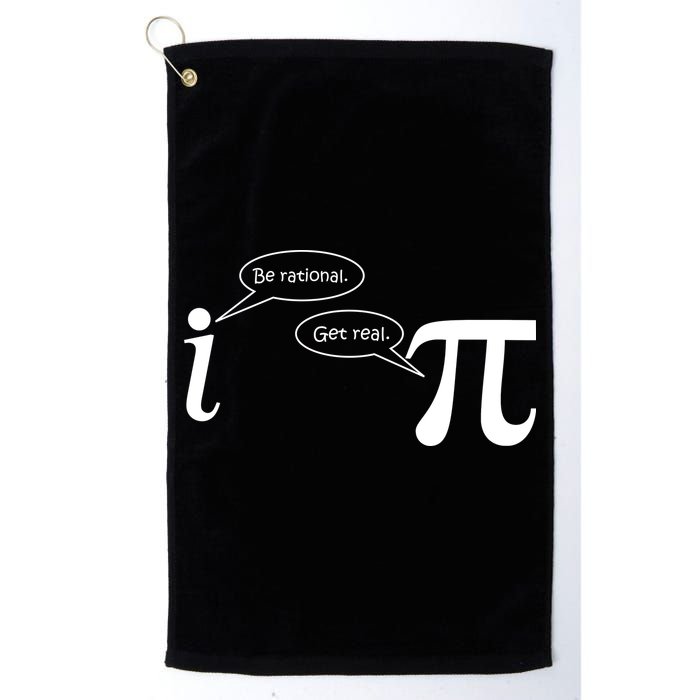 Be Rational Get Real Pi Math Golf Towel