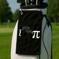 Be Rational Get Real Pi Math Golf Towel