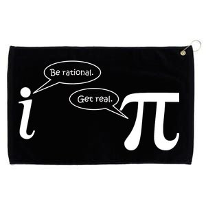 Be Rational Get Real Pi Math Grommeted Golf Towel