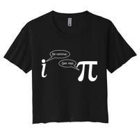Be Rational Get Real Pi Math Crop Top
