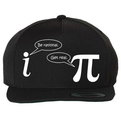 Be Rational Get Real Pi Math Wool Snapback Cap