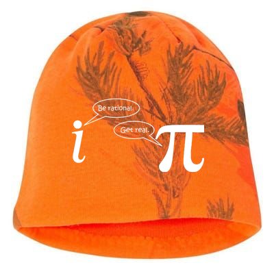 Be Rational Get Real Pi Math Kati - Camo Knit Beanie