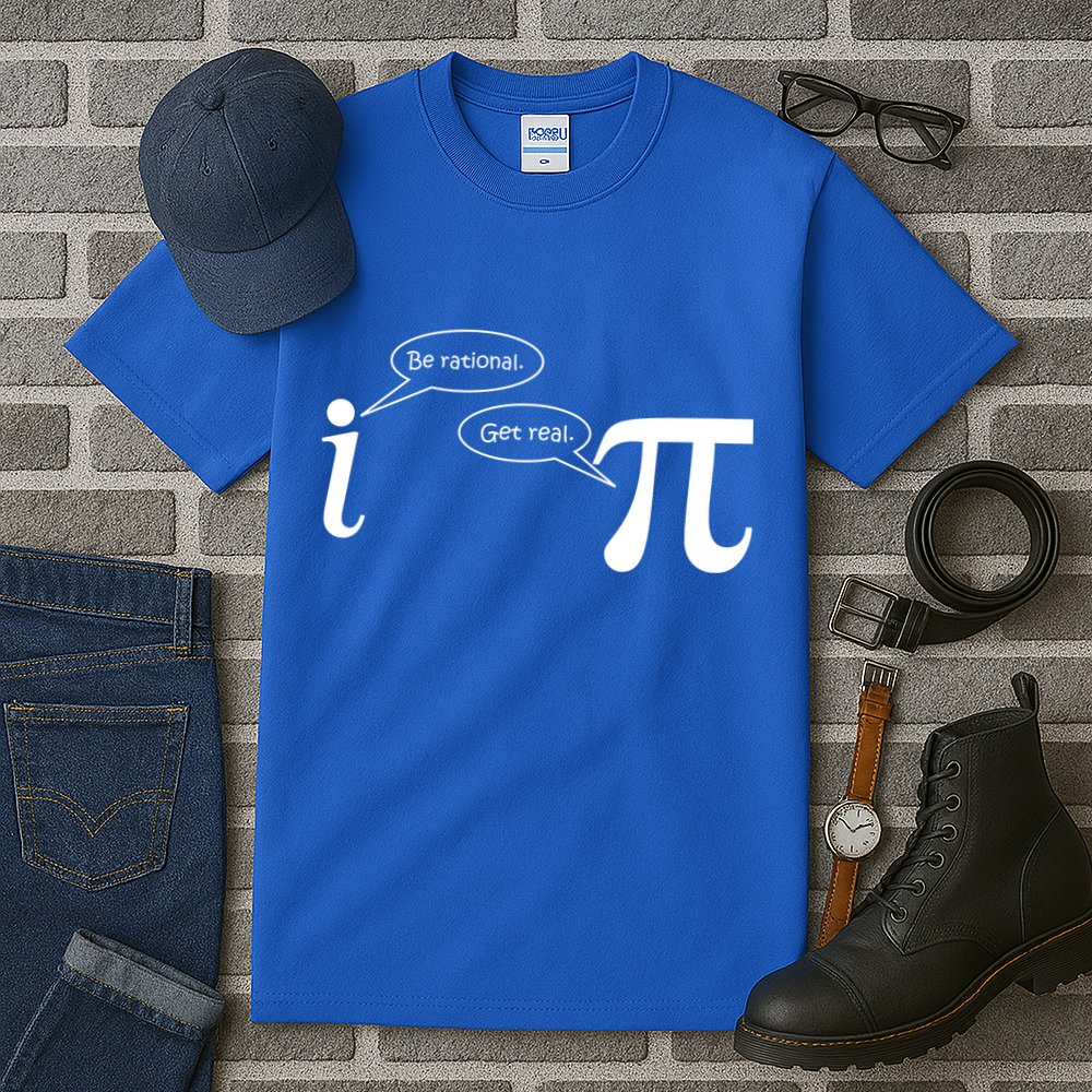 Be Rational Get Real Pi Math Tall T-Shirt