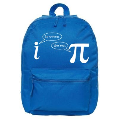 Be Rational Get Real Pi Math 16 in Basic Backpack