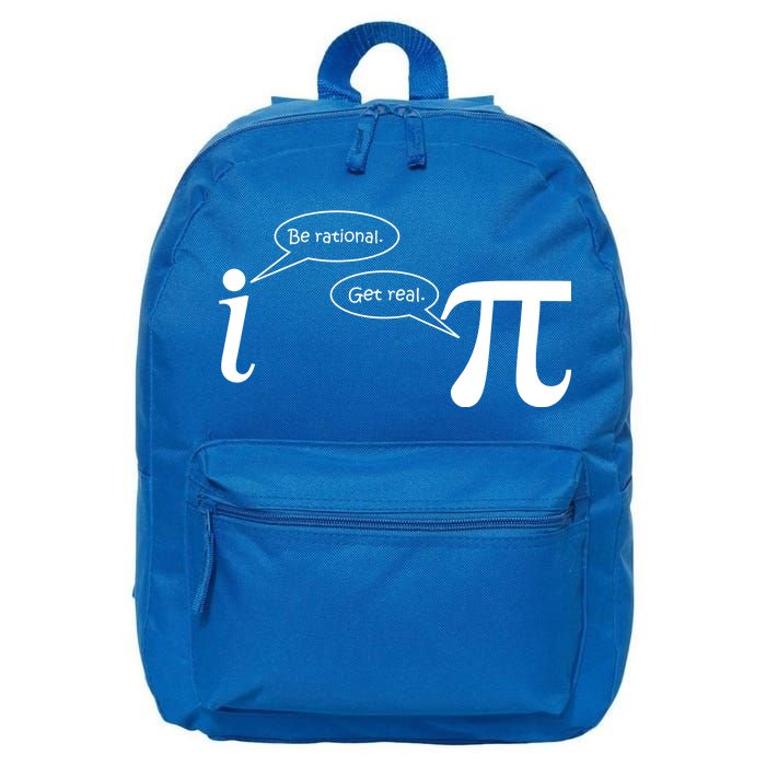 Be Rational Get Real Pi Math 16 in Basic Backpack