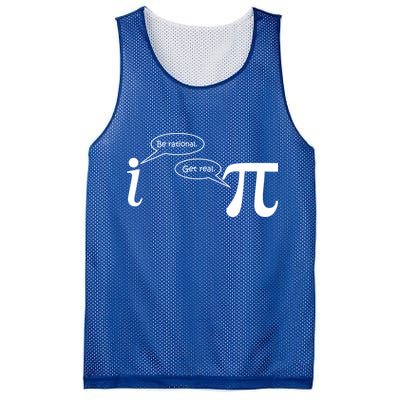 Be Rational Get Real Pi Math Mesh Reversible Basketball Jersey Tank