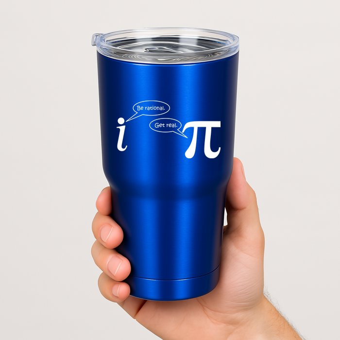 Be Rational Get Real Pi Math Tumbler