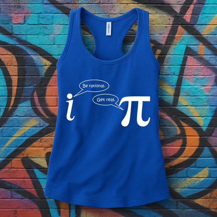 Be Rational Get Real Pi Math Womens Tank Top