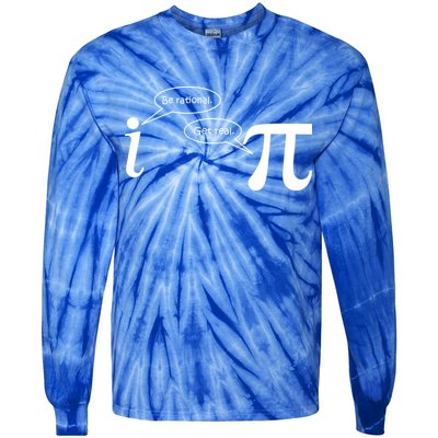 Be Rational Get Real Pi Math Tie-Dye Long Sleeve Shirt
