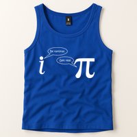 Be Rational Get Real Pi Math Tank Top