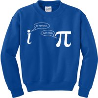 Be Rational Get Real Pi Math Kids Sweatshirt