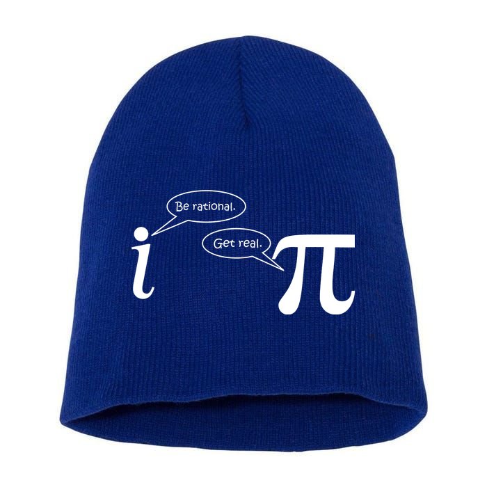 Be Rational Get Real Pi Math Short Acrylic Beanie