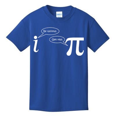 Be Rational Get Real Pi Math Kids T-Shirt