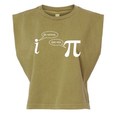Be Rational Get Real Pi Math Garment-Dyed Women's Muscle Tee