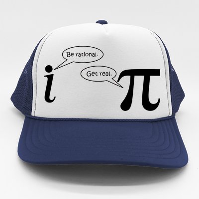 Be Rational Get Real Pi Math Trucker Hat