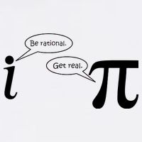 Be Rational Get Real Pi Math Garment-Dyed Sweatshirt