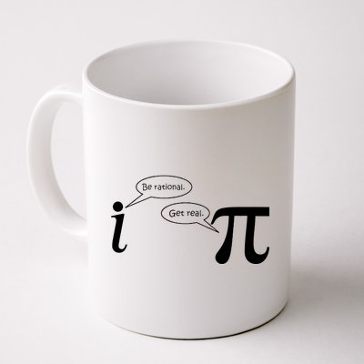 Be Rational Get Real Pi Math Coffee Mug