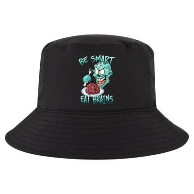 Be Smart Eat Brains Cool Comfort Performance Bucket Hat