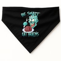 Be Smart Eat Brains USA-Made Doggie Bandana