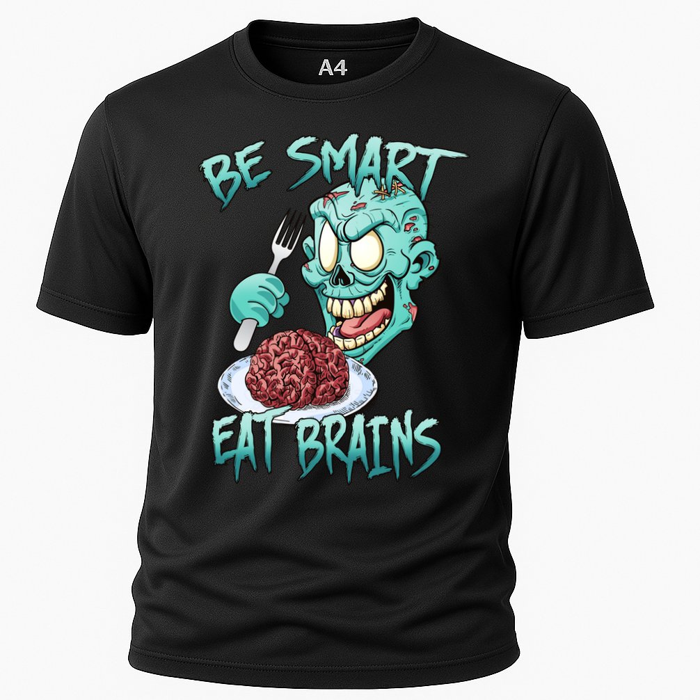 Be Smart Eat Brains Performance Shirt