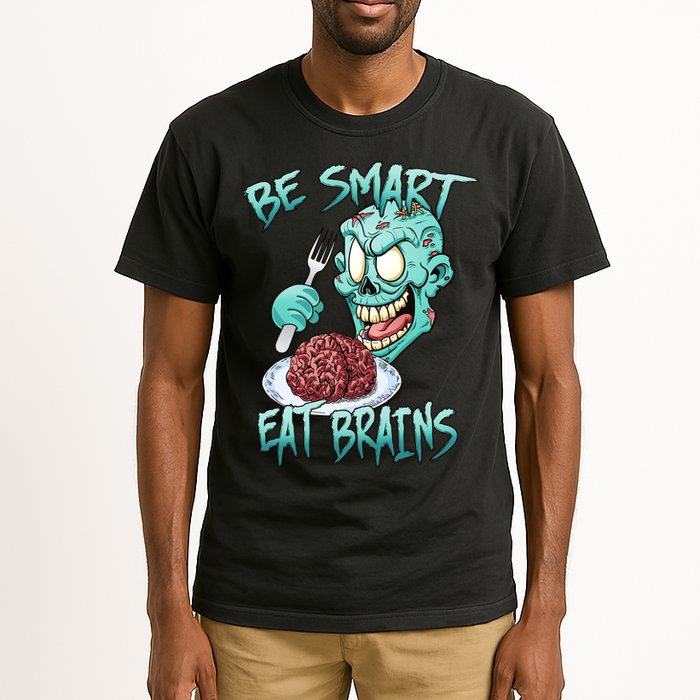 Be Smart Eat Brains Tall T-Shirt