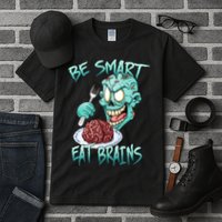 Be Smart Eat Brains Tall T-Shirt