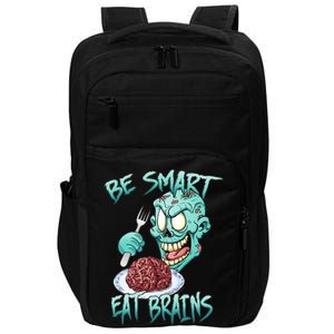 Be Smart Eat Brains Impact Tech Backpack