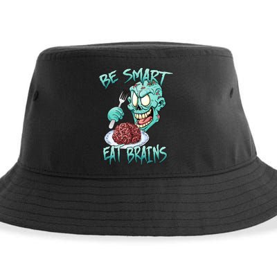 Be Smart Eat Brains Sustainable Bucket Hat