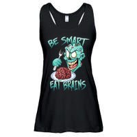 Be Smart Eat Brains Ladies Essential Flowy Tank