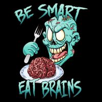 Be Smart Eat Brains Flatbill Hat