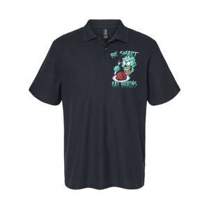 Be Smart Eat Brains Softstyle Adult Sport Polo