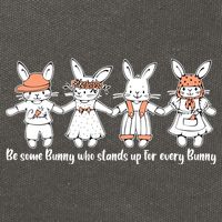 Be Some Bunny Who Stands Up For Some Bunny Cotton Canvas Backpack