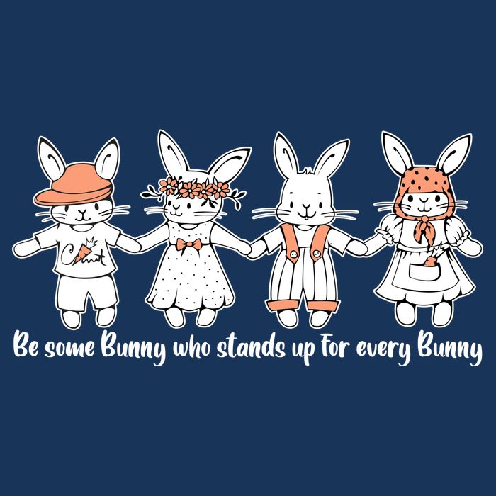 Be Some Bunny Who Stands Up For Some Bunny USA-Made Doggie Bandana