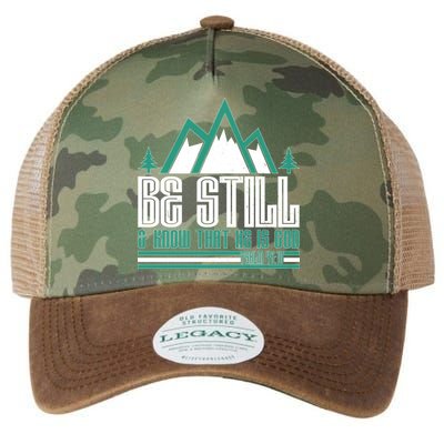 Be Still And Know That He Is God Legacy Tie Dye Trucker Hat