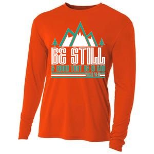 Be Still And Know That He Is God Cooling Performance Long Sleeve Crew