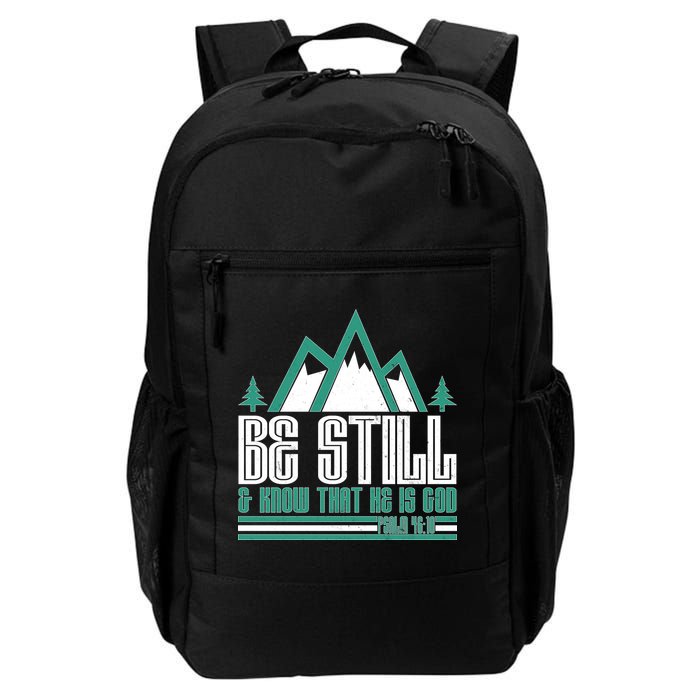 Be Still And Know That He Is God Backpack
