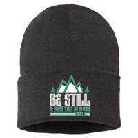 Be Still And Know That He Is God Sustainable Knit Beanie