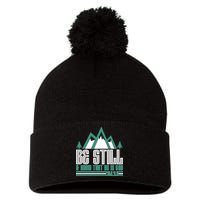 Be Still And Know That He Is God Pom Pom 12in Knit Beanie
