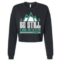 Be Still And Know That He Is God Cropped Pullover Crew