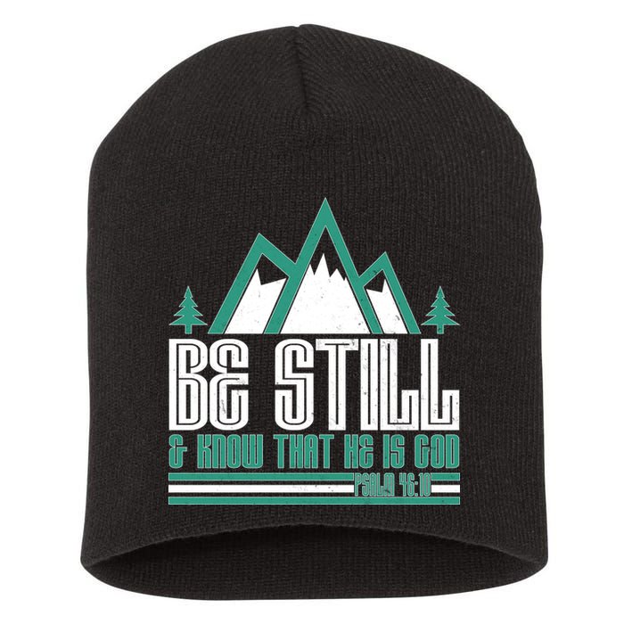 Be Still And Know That He Is God Short Acrylic Beanie