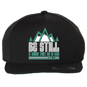 Be Still And Know That He Is God Wool Snapback Cap