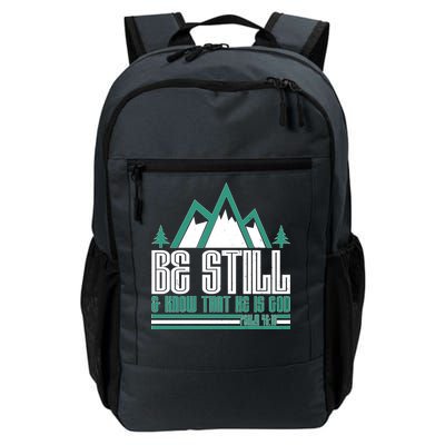 Be Still And Know That He Is God Daily Commute Backpack