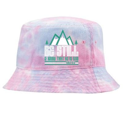 Be Still And Know That He Is God Tie-Dyed Bucket Hat