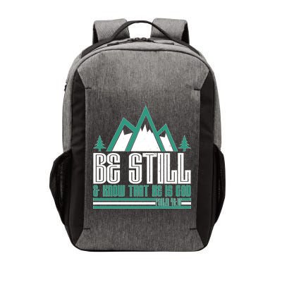 Be Still And Know That He Is God Vector Backpack