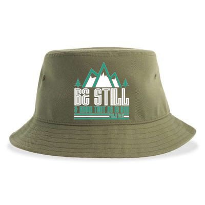 Be Still And Know That He Is God Sustainable Bucket Hat