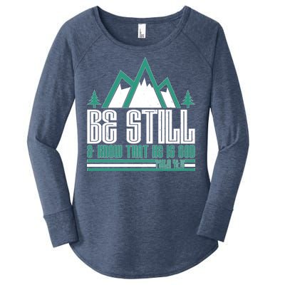 Be Still And Know That He Is God Women's Perfect Tri Tunic Long Sleeve Shirt