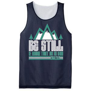 Be Still And Know That He Is God Mesh Reversible Basketball Jersey Tank