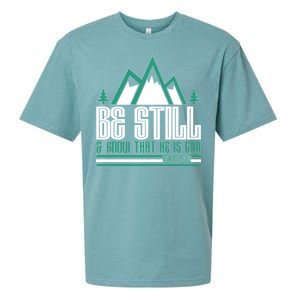 Be Still And Know That He Is God Sueded Cloud Jersey T-Shirt