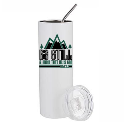 Be Still And Know That He Is God Stainless Steel Tumbler