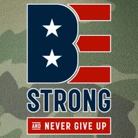 Be Strong And Never Give Up Legacy Tie Dye Trucker Hat